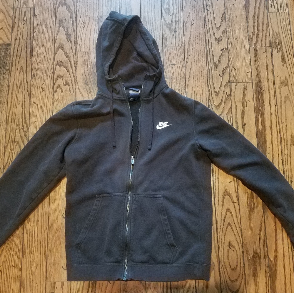 Nike mens hooded zipper sweatshirt